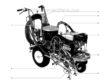 Part Location Diagram of 930-515 Titan Filter Assembly