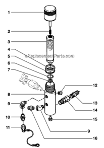Part Location Diagram of 200-555 Titan Swivel Adapter