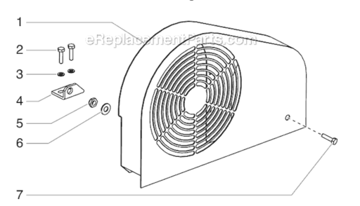 Belt Guard Assembly Diagram and Parts List for 6900 759-695 Titan Paint Sprayer
