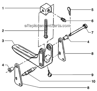 Trigger Assembly Diagram and Parts List for 6900 759-695 Titan Paint Sprayer