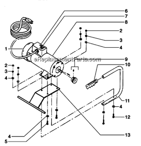 Electric Convertokit Diagram and Parts List for 6900SF 600-161 Titan Sprayer