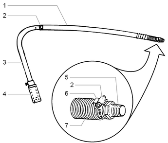 Powrliner 5000 Siphon Hose Assembly Diagram and Parts List for 5000  Titan Paint Sprayer