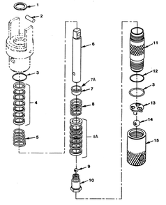 Powrtwin 3500 Fluid Pump Diagram and Parts List for 3500-DC  Titan Paint Sprayer