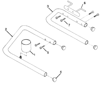 Epic 660hpx Skid Frame Assembly Diagram and Parts List for 660HPX  Titan Paint Sprayer