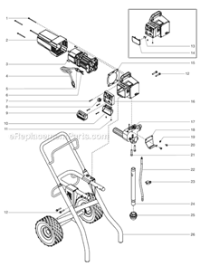 Part Location Diagram of 704-488A Titan Pressure Control Knob