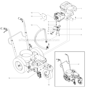 Part Location Diagram of 763-549 Titan Lock Nut, 5/16"