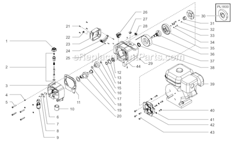 Part Location Diagram of 03662 Titan Microswitch Insulator