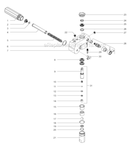Part Location Diagram of 50164 Titan Outlet Ball