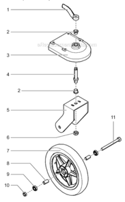 Part Location Diagram of 759-430 Titan Bearing, Flanged