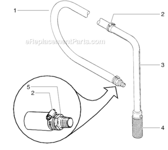 Part Location Diagram of 500-516 Titan Hose Assembly