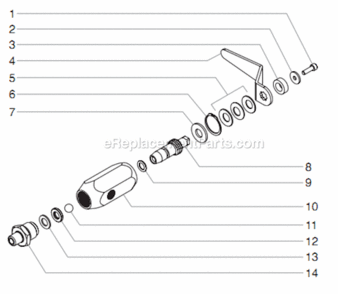 Wheel Assembly Diagram and Parts List for 4900XLT 759-490 Titan Paint Sprayer