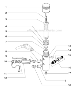 Belt Guard Assembly Diagram and Parts List for 4900XLT 759-492 Titan Paint Sprayer