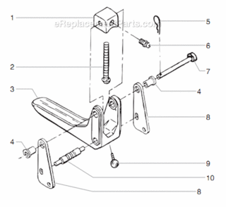 Second Gun Assembly Diagram and Parts List for 4900XLT 759-492 Titan Paint Sprayer