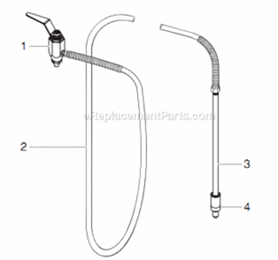 Bleed Valve Assembly Diagram and Parts List for 6900XLT 759-690 Titan Paint Sprayer