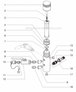 Belt Guard Assembly Diagram and Parts List for 8900XLT 759-898 Titan Paint Sprayer