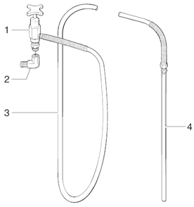 Powrtwin 8900gh Bleed Hose Assembly With Valve Diagram and Parts List for 8900GH  Titan Paint Sprayer