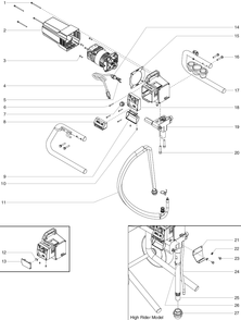 440ix Main Assembly Diagram and Parts List for 440IX  Titan Paint Sprayer