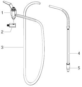 Powrtwin 6900xlt Bleed Hose Assembly With Valve Diagram and Parts List for 6900XLT powrtwin Titan Paint Sprayer