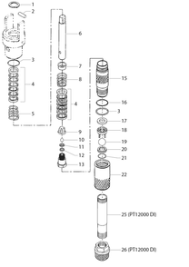 Part Location Diagram of 236-031a Titan Outlet Valve Housing