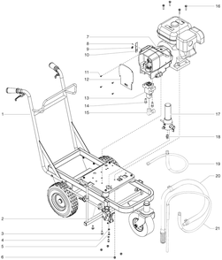 Part Location Diagram of 779-266 Titan Return Hose