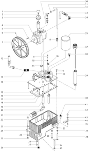 Powrtwin Plus 8900 Hydraulic System Diagram and Parts List for 8900 Plus Titan Paint Sprayer