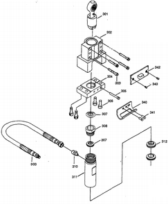 Elite G40 Fluid Section Diagram and Parts List for ELITE-G40  Titan Paint Sprayer