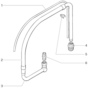 1140i Siphon Set (Low Rider) Diagram and Parts List for 1140I  Titan Paint Sprayer