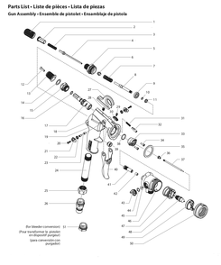 Part Location Diagram of 524084 Titan SLIDE, LATCH,HVLP,ELITE GUN