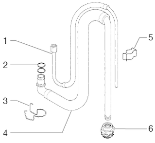 440xc Siphon Assembly (P/N 700-1025) Diagram and Parts List for 440XC  Titan Paint Sprayer