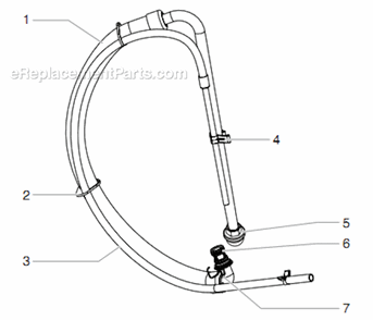 Suction Set Assembly Diagram and Parts List for 540 805-001 Titan Sprayer