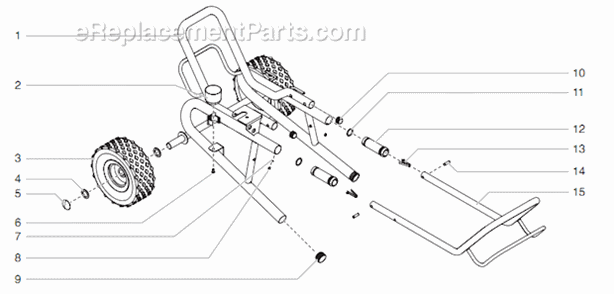 Part Location Diagram of 805-564 Titan Cart