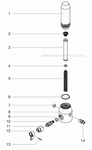 Part Location Diagram of 762-058 Titan Teflon O-ring