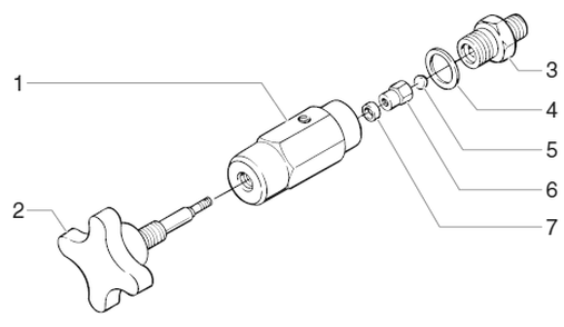 Powrtwin 6900gh Bleed Valve Assembly Diagram and Parts List for 6900GH  Titan Paint Sprayer