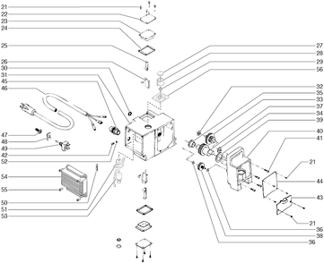 550xc Gear Box Assembly Diagram and Parts List for 550XC  Titan Paint Sprayer