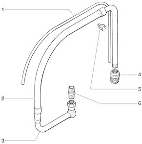 840i Siphon Set (Low Rider) Diagram and Parts List for 840I  Titan Paint Sprayer