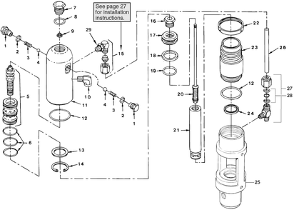 Powrtwin 6900gh Hydraulic Motor Diagram and Parts List for 6900GH  Titan Paint Sprayer