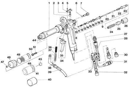 Stati-Kit 2000 Listing Diagram and Parts List for 2000  Titan Paint Sprayer