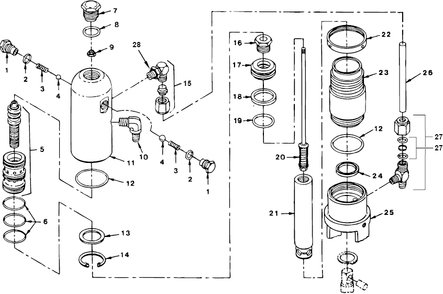 Powrliner 5000 Hydraulic Motor Diagram and Parts List for 5000  Titan Paint Sprayer