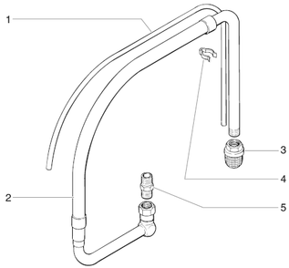 Impact 740/840 Low Rider Siphon Assembly (P/N 805-296) Diagram and Parts List for 740-840  Titan Paint Sprayer