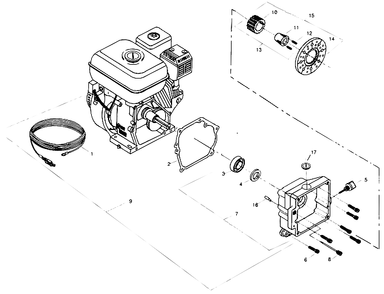 1200gxc Engine Assembly Diagram and Parts List for 1200GXC  Titan Paint Sprayer