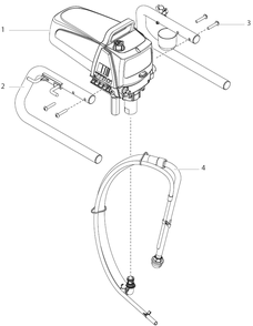 Impact 340 Main Assembly Diagram and Parts List for 340-0532026  Titan Paint Sprayer