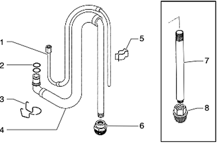 690gxc Siphon Assembly Diagram and Parts List for 690GXC  Titan Paint Sprayer