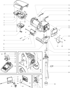 Part Location Diagram of 0508239 Titan High Pressure Fl. Gauge