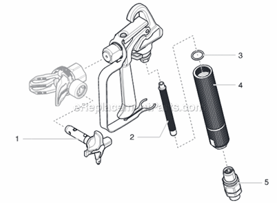 Page C Diagram and Parts List for ADVANTAGE100  Titan Sprayer