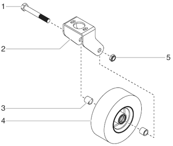 Powrliner 6900xlt Sp Wheel Assembly Diagram and Parts List for 6900XLT POWRLINER Titan Paint Sprayer