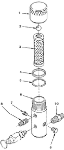 Part Location Diagram of 920-927 Titan Filter Body