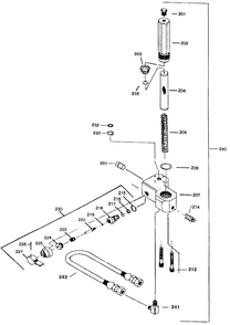 Part Location Diagram of 702-009a Titan Filter Block Housing