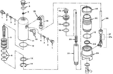 Powrliner 4000 Hydraulic Motor Diagram and Parts List for 4000  Titan Paint Sprayer