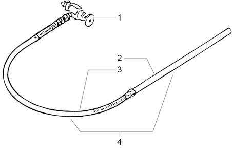 Powrliner 4000 Bleed Line Assembly With Valve(P/N 840-212) Diagram and Parts List for 4000  Titan Paint Sprayer