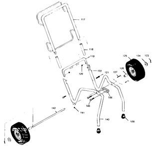 550xc Low Rider Frame Assembly Diagram and Parts List for 550XC  Titan Paint Sprayer